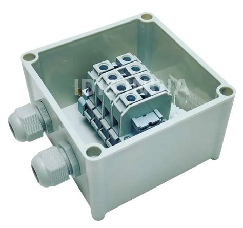 small junction box knockouts|large junction box with terminals.